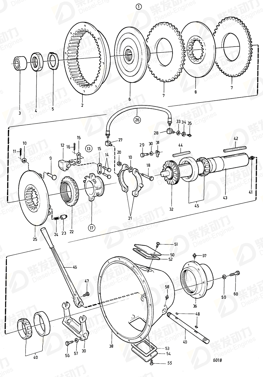 VOLVO Roller bearing 846391 Drawing VOLVO Roller bearing 846391 Drawing